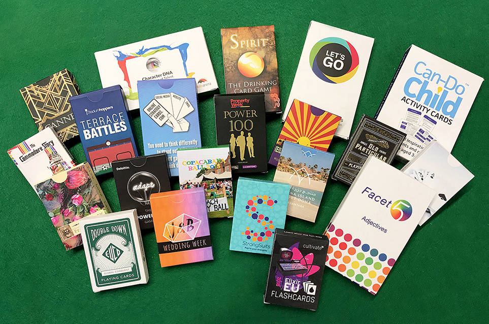 Personalised Playing Cards &ndash; Complete with Printed Boxes